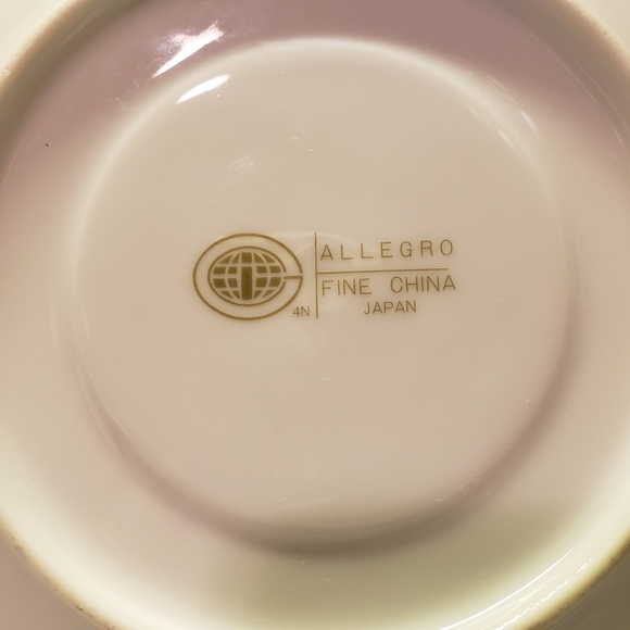 Vtg Saucer Allegro By Royal Worcester # RW ALL - Picture 3 of 5